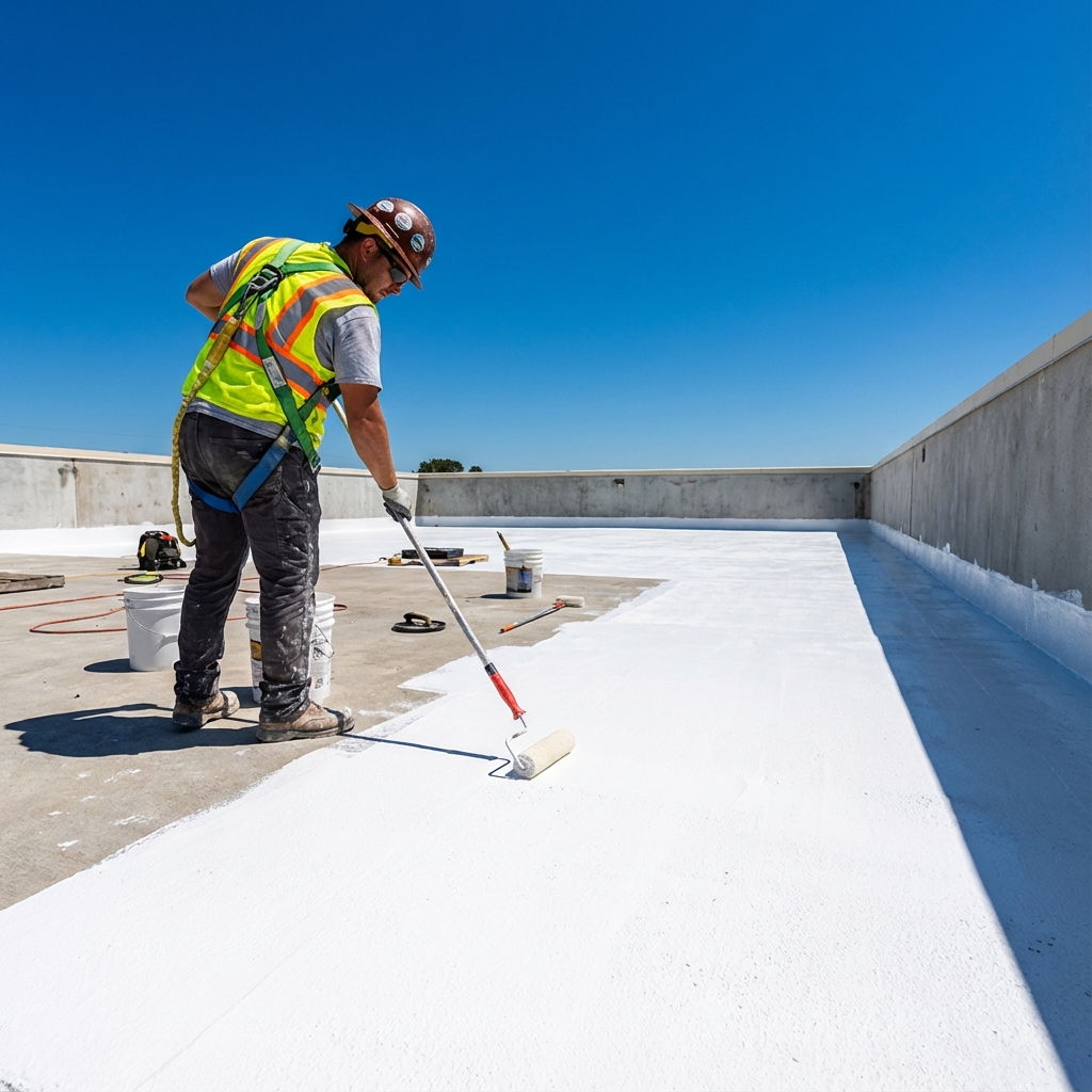 عوازل الأسطح والخزانات والمسابح 